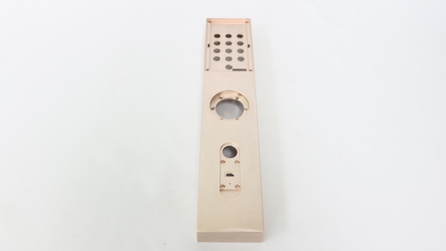 小米—氧化玫瑰金智能門(mén)鎖外殼合作案例